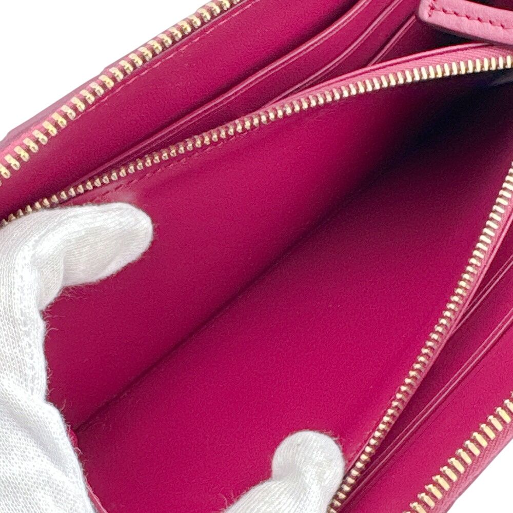 Bottega Veneta Round Zip Wallet Long Maxi Intrecht — view 6