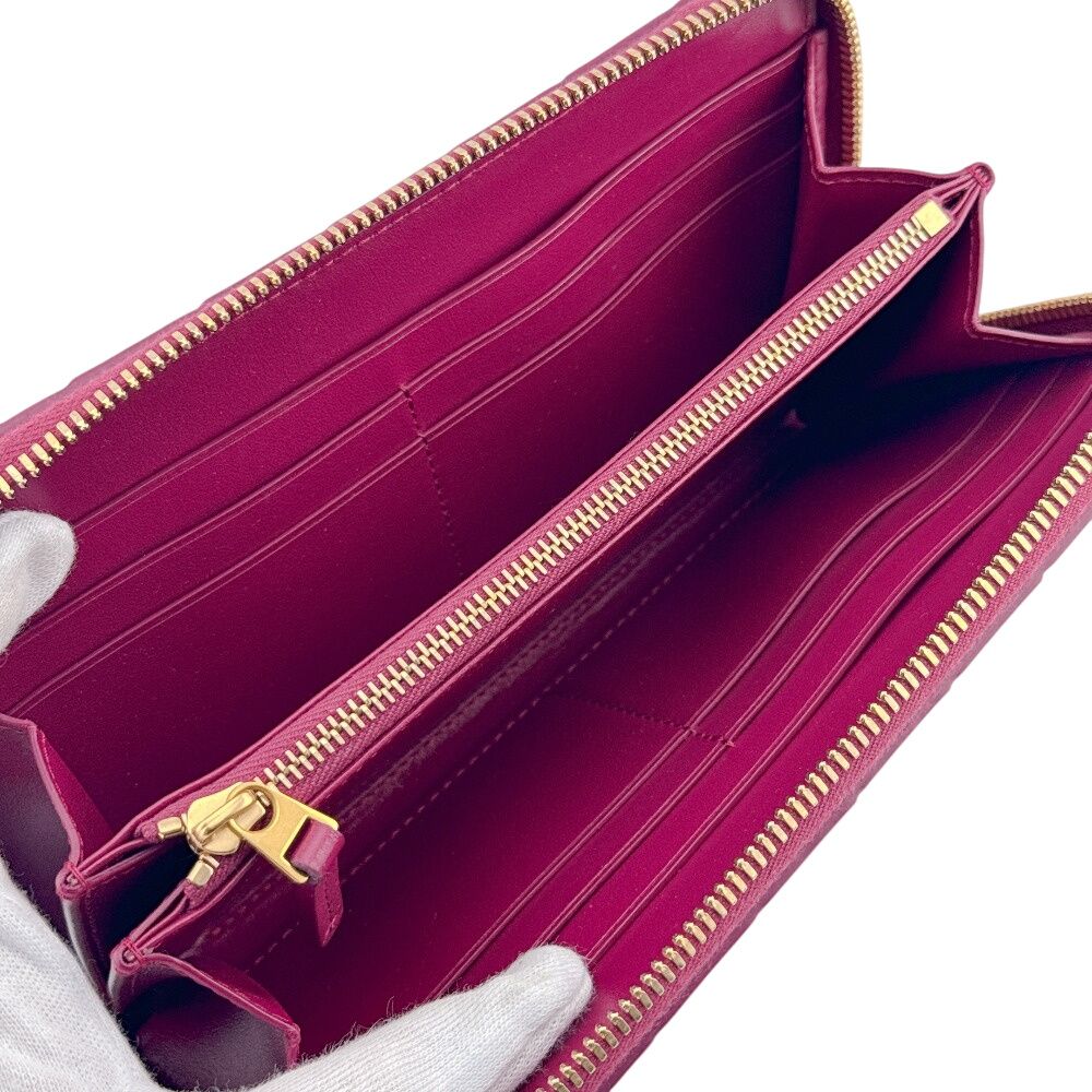 Bottega Veneta Round Zip Wallet Long Maxi Intrecht — view 5