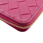 Bottega Veneta Round Zip Wallet Long Maxi Intrecht — view 4