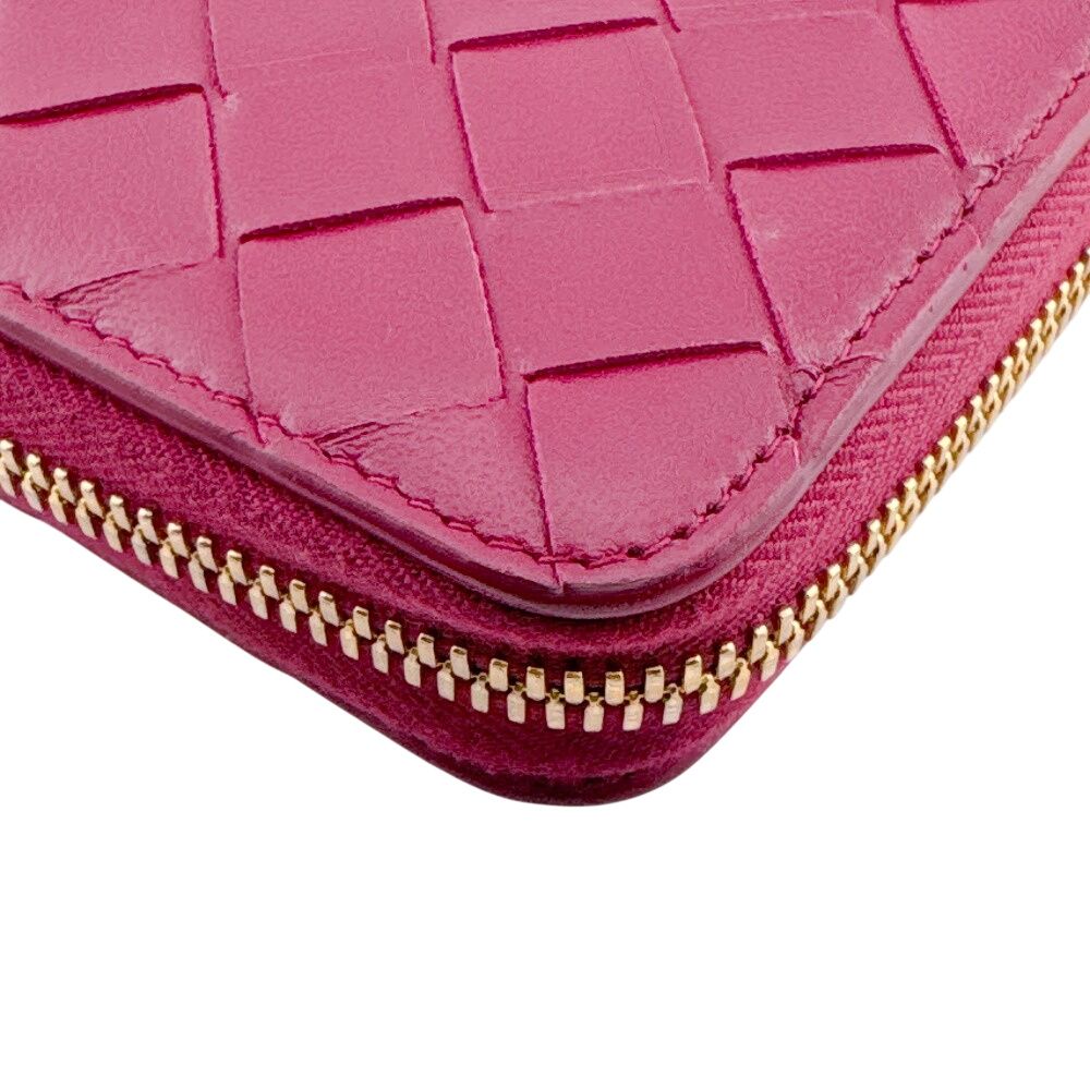 Bottega Veneta Round Zip Wallet Long Maxi Intrecht — view 4
