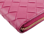 Bottega Veneta Round Zip Wallet Long Maxi Intrecht — view 2
