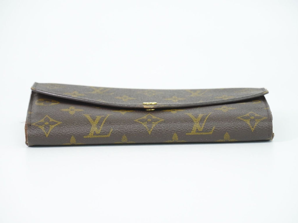 Louis Vuitton LV Portefeuille Sarah Monogram Wallet Brown Vintage — view 3