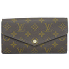 Louis Vuitton LV Portefeuille Sarah Monogram Wallet Brown Vintage