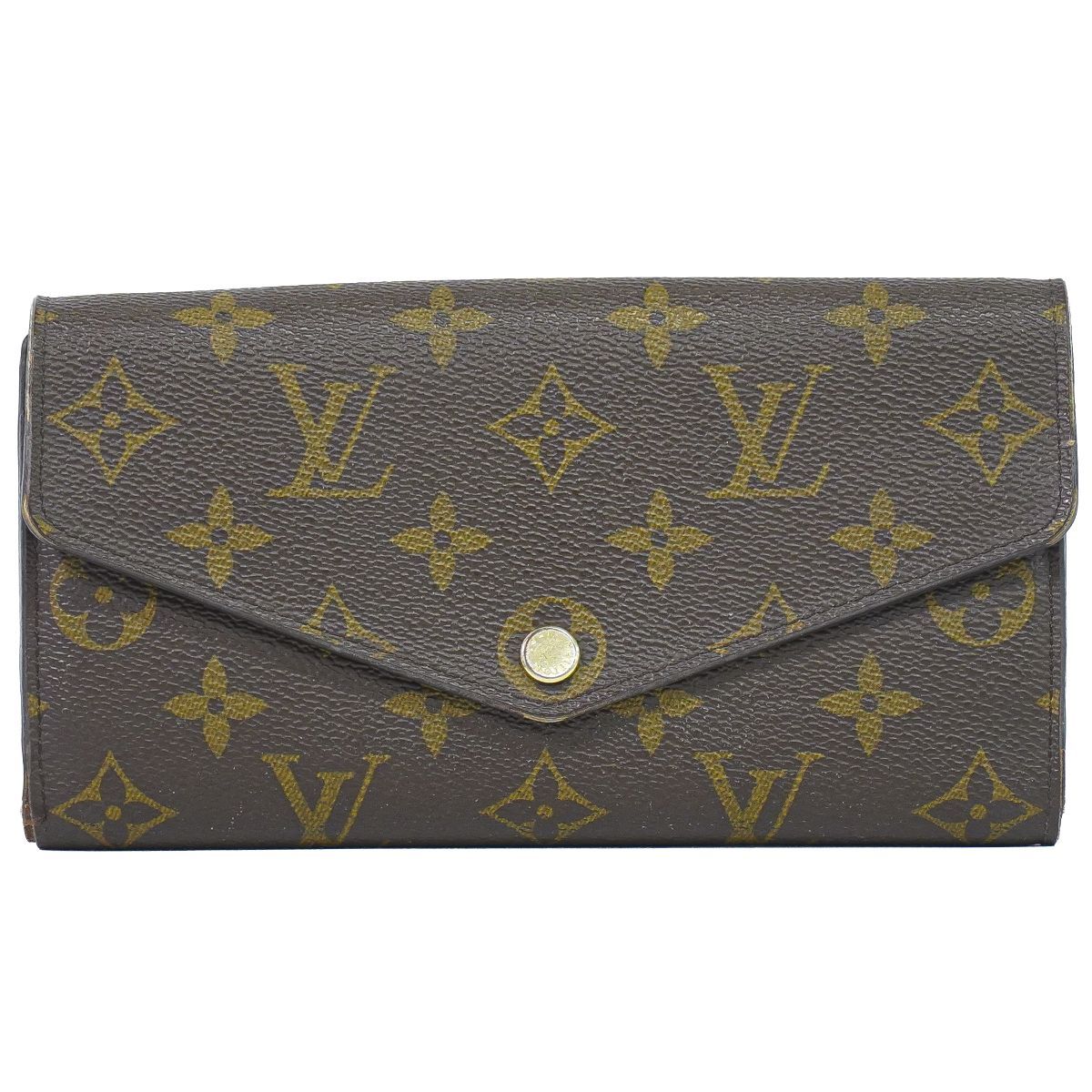 Louis Vuitton LV Portefeuille Sarah Monogram Wallet Brown Vintage