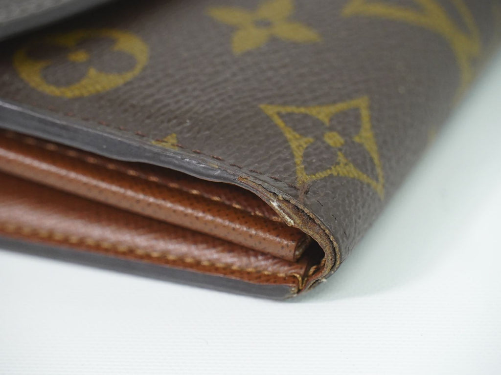 Louis Vuitton LV Portefeuille Sarah Monogram Wallet Brown Vintage — view 6