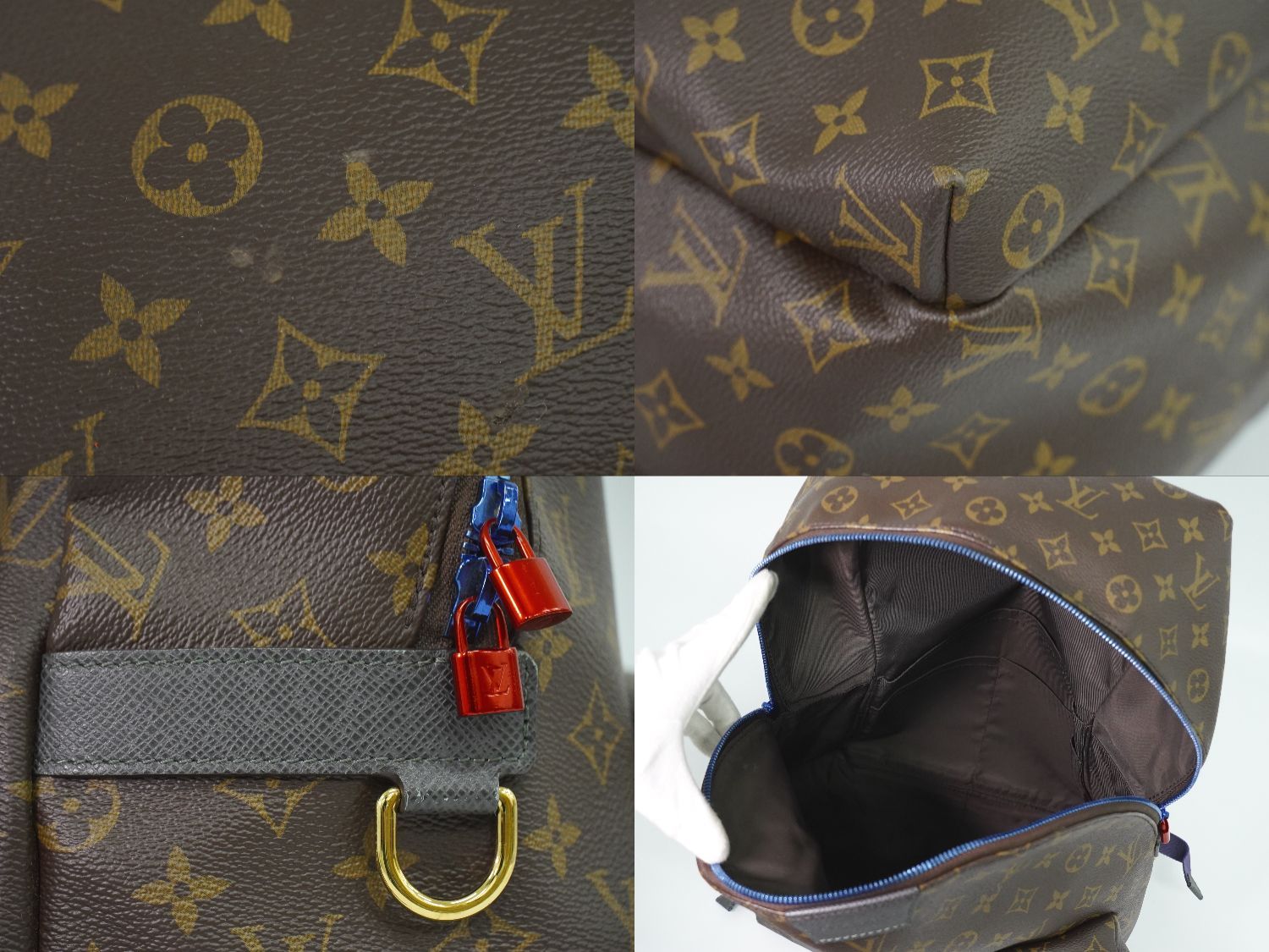 Louis Vuitton LV Apollo Monogram Backpack Brown Vintage — view 7