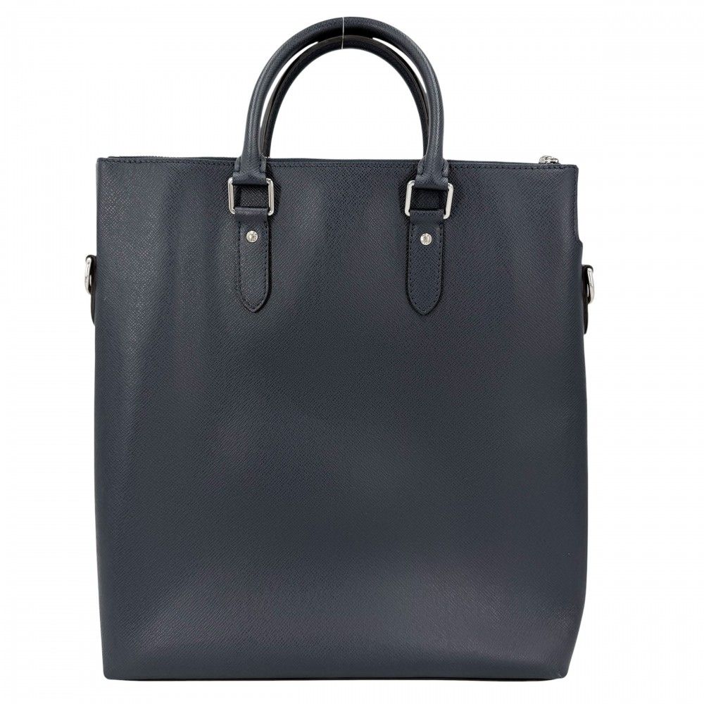 Louis Vuitton 2-Way Taiga Anton Tote Shoulder Bag Crossbody Business Navy — view 2