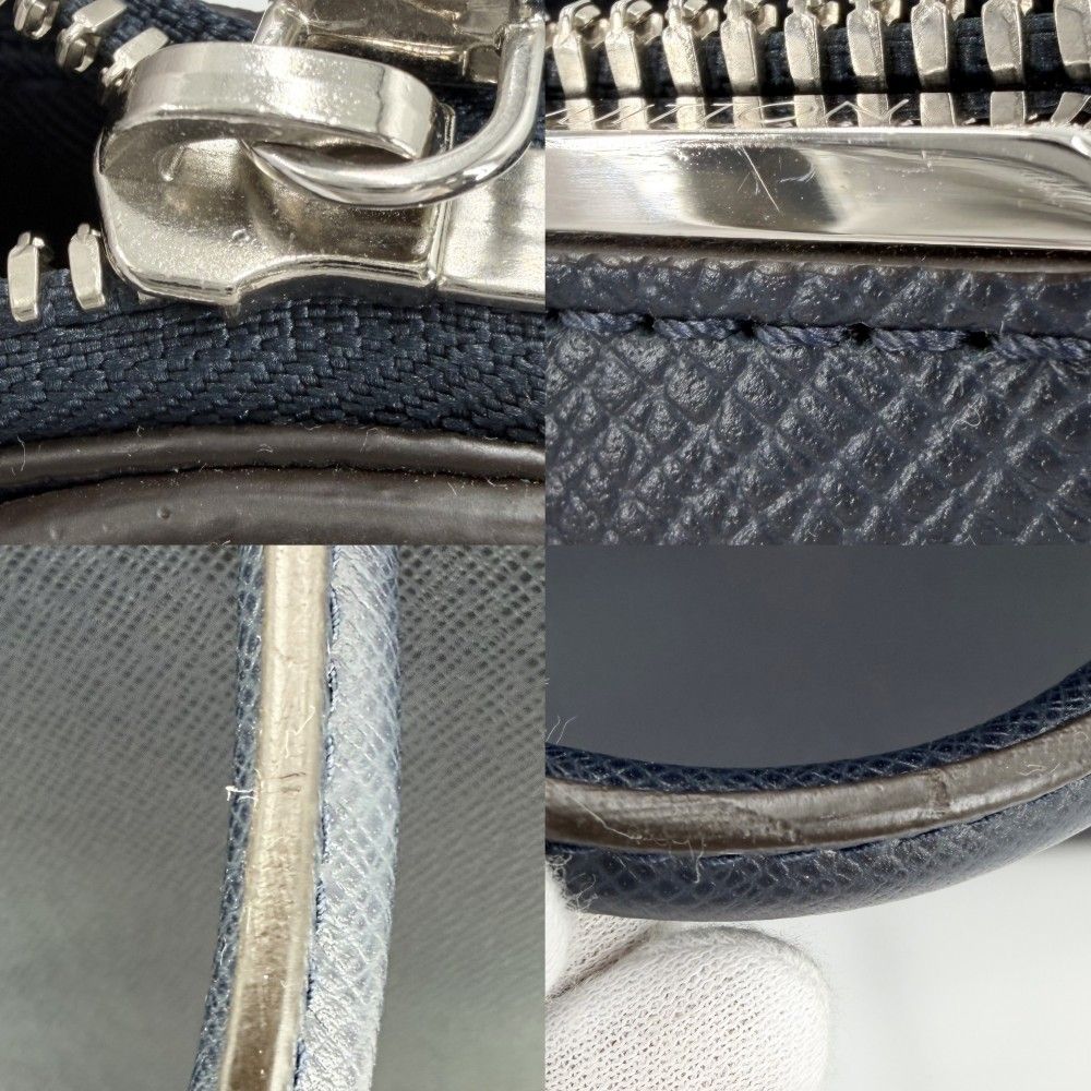 Louis Vuitton 2-Way Taiga Anton Tote Shoulder Bag Crossbody Business Navy — view 7