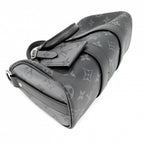 Louis Vuitton 2-Way Monogram Eclipse Keepall Bandouliere 25 Shoulder Bag Black — view 3