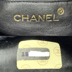 Chanel Shoulder Bag Quilted Drawstring Chain Crossbody Pochette CC Logo Fringe — view 5