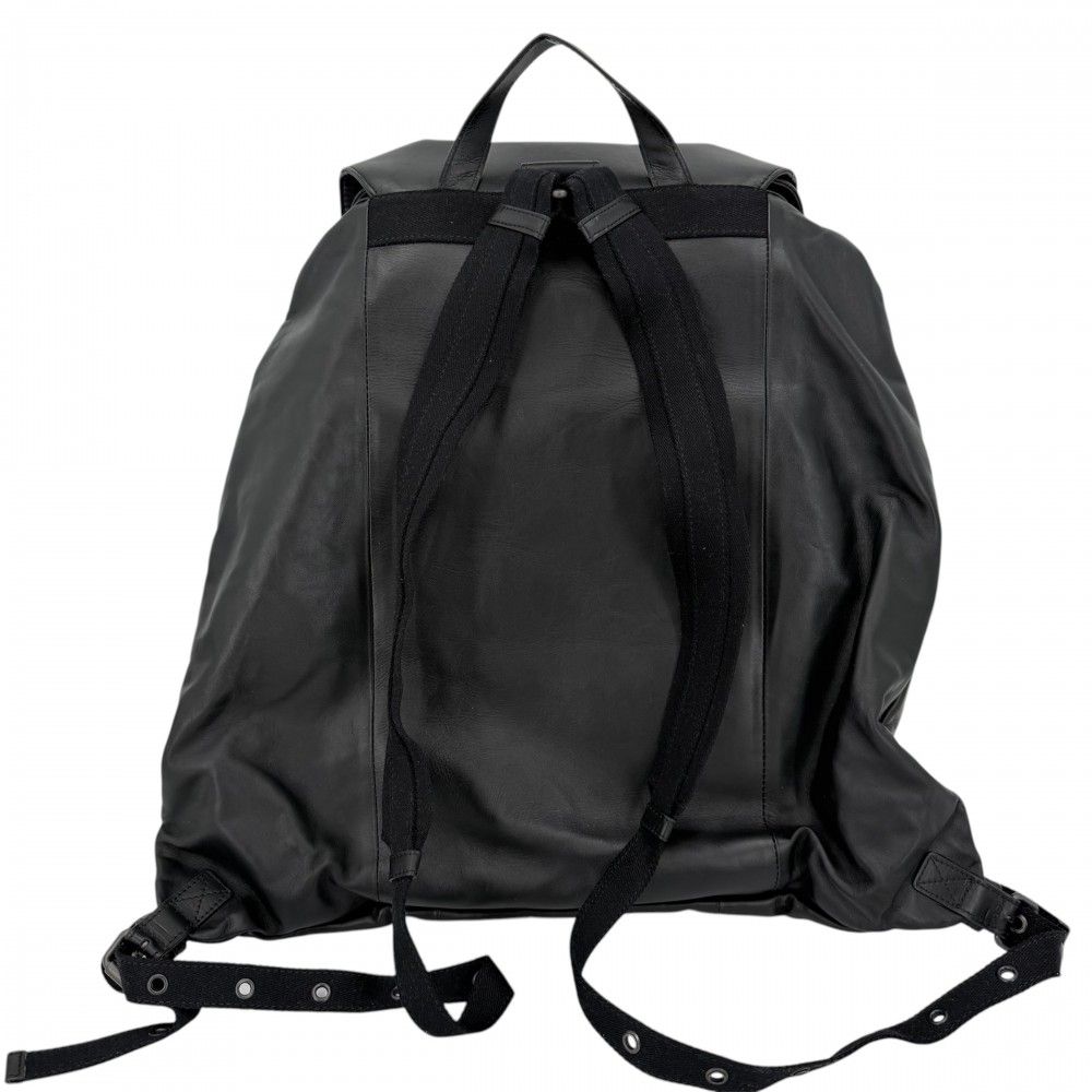 Bottega Veneta Backpack Intrecciato Leather Black Gunmetal Vintage — view 2