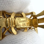 Chanel Earrings CC Logo Accessory Vintage Gold Plated — view 3
