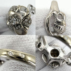Chanel Ring Camellia Accessory Sally 18k WG White Gold Diamond Vintage — view 6
