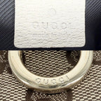 Gucci Handbag Abbey Accessory Sally Pouch GG Canvas Leather Beige Gold Vintage — view 5