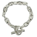 Hermes Bure Chaine D'ancre MM Accessory 18 Links 925 Sterling Silver