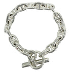Hermes Bure Chaine D'ancre MM Accessory 18 Links 925 Sterling Silver