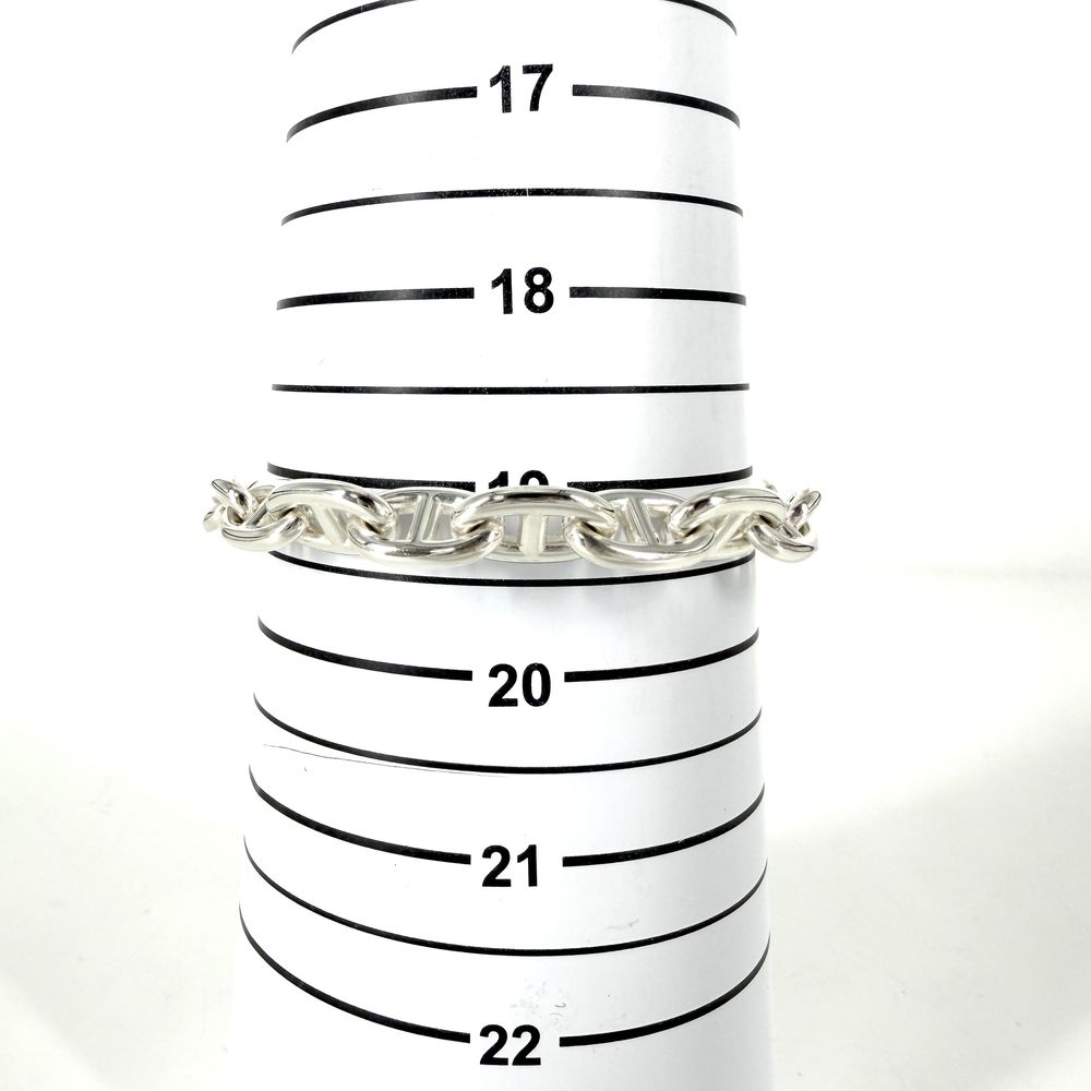 Hermes Bure Chaine D'ancre MM Accessory 18 Links 925 Sterling Silver — view 4