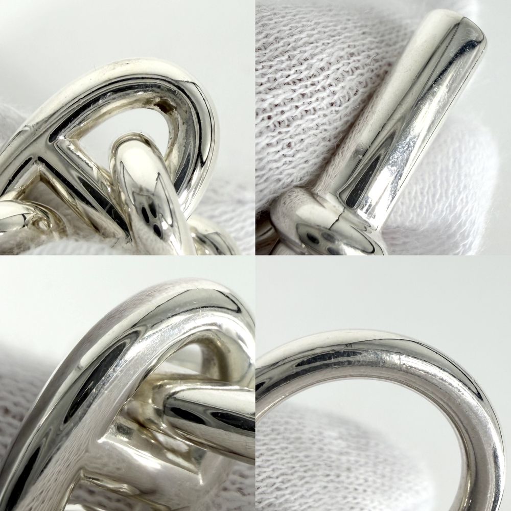 Hermes Bure Chaine D'ancre MM Accessory 18 Links 925 Sterling Silver — view 5