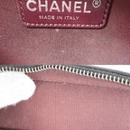 Chanel Shoulder Bag Boy Chain Crossbody CC Logo Leather Black Matte Silver — view 8