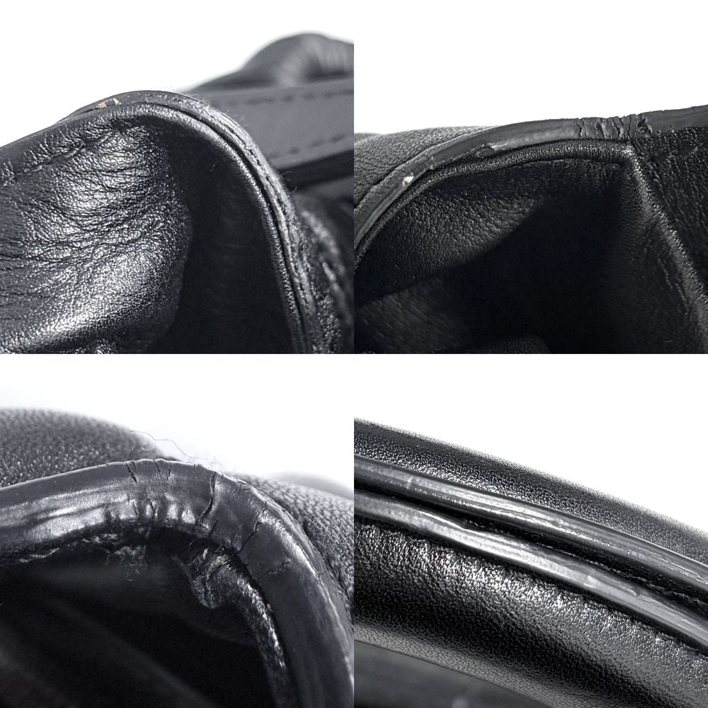 Dior Handbag Karenina Leather Black Silver — view 8