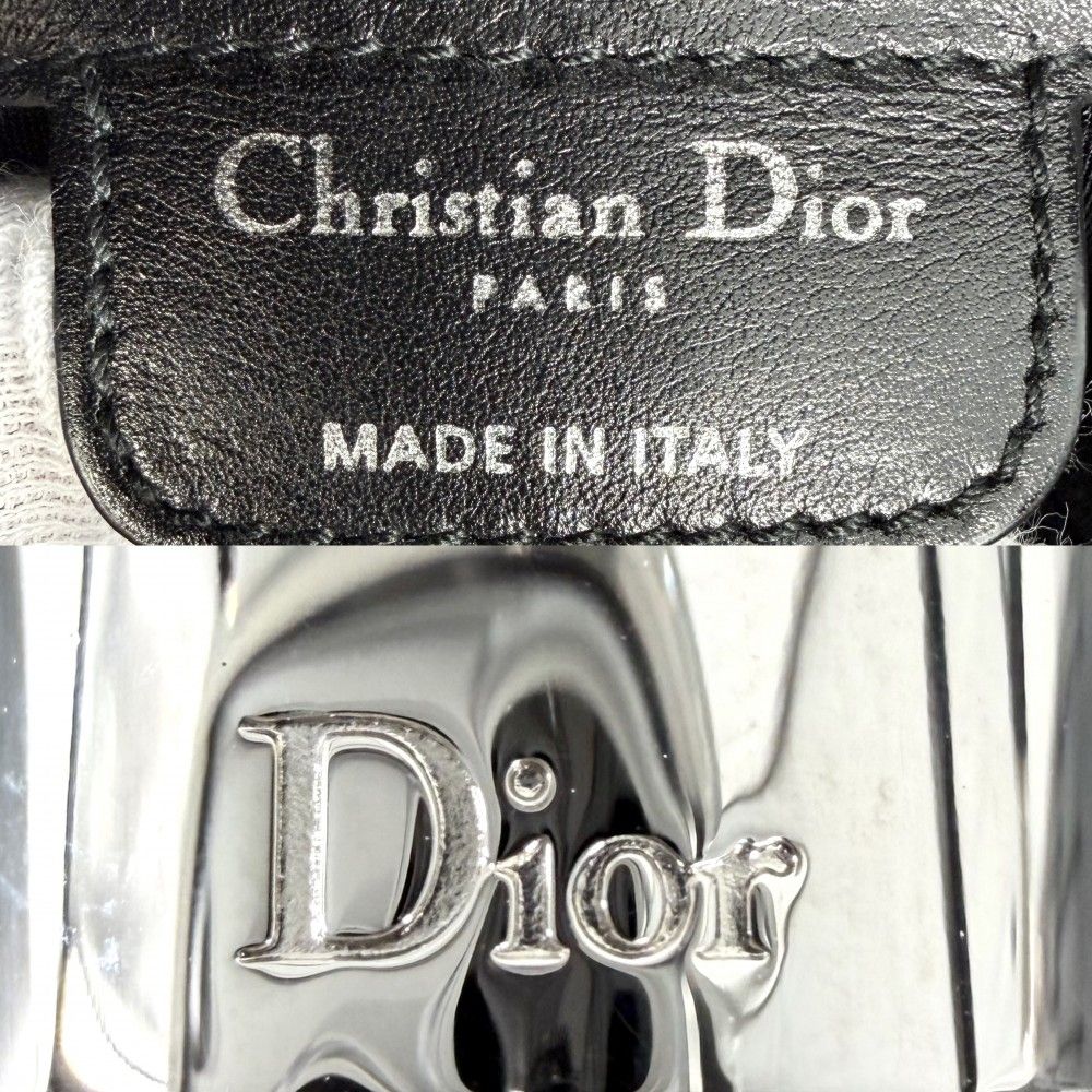 Dior Handbag Karenina Leather Black Silver — view 5