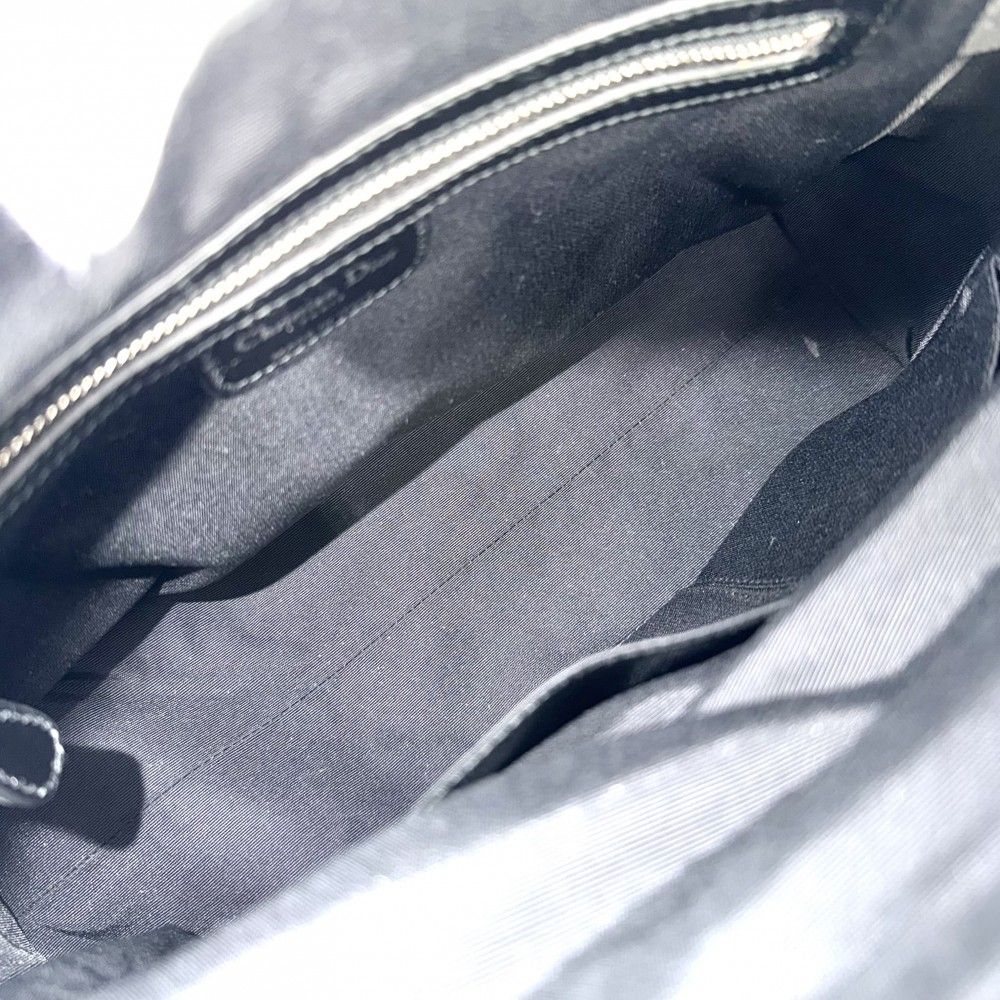 Dior Handbag Karenina Leather Black Silver — view 4