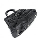 Dior Handbag Karenina Leather Black Silver — view 3