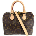 Louis Vuitton 2-Way Speedy Bandouliere 25 Shoulder Bag Monogram Canvas Brown