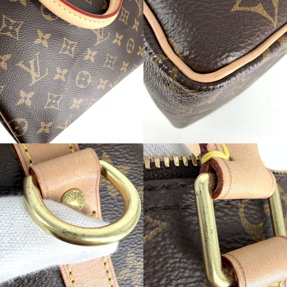 Louis Vuitton 2-Way Speedy Bandouliere 25 Shoulder Bag Monogram Canvas Brown — view 5