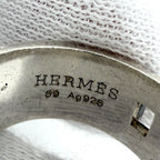 Hermes Ring Hella Cles Accessory Sally Vintage 59 925 Sterling Silver — view 3