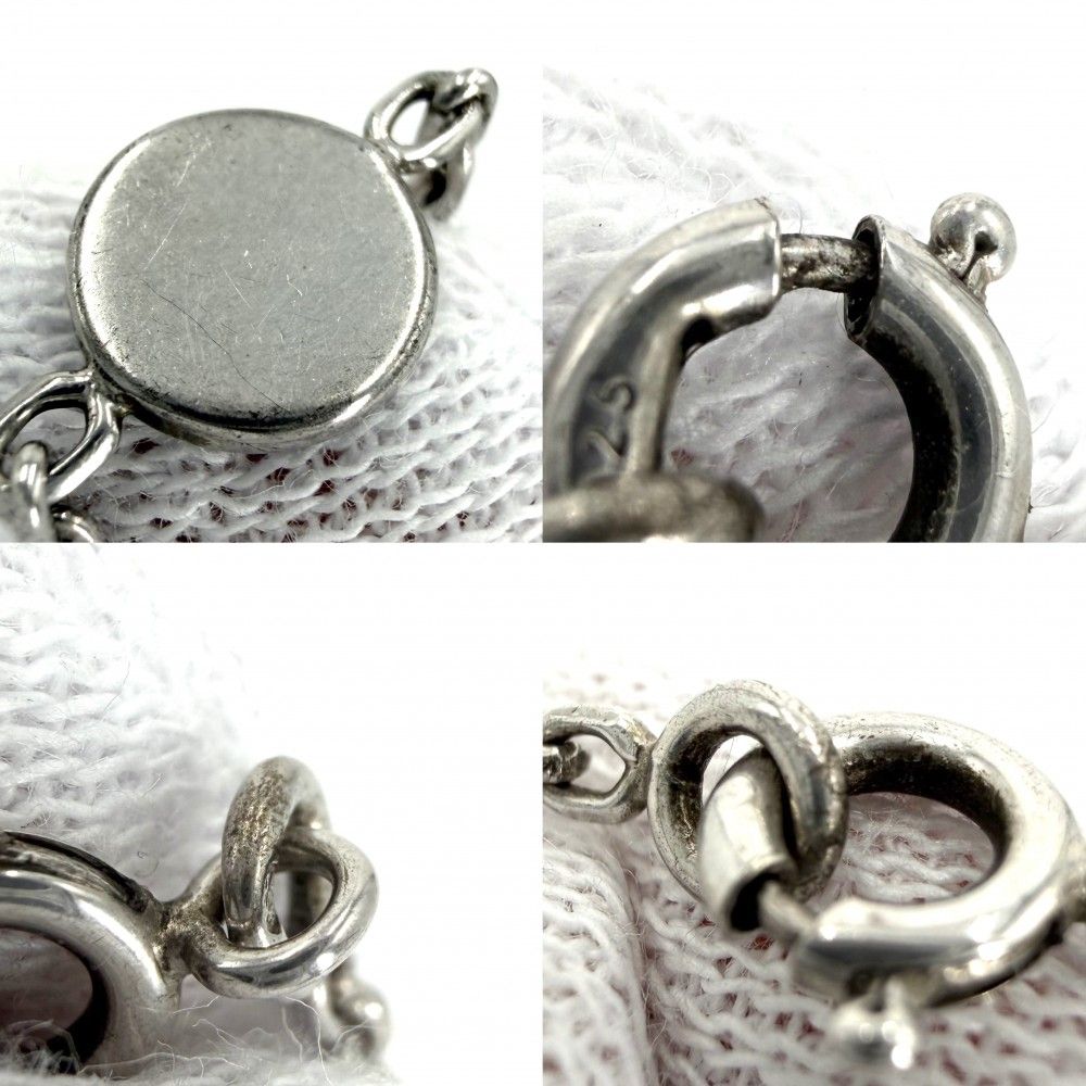 Hermes Necklace Mini Series Pendant Accessory 925 Sterling Silver Vintage — view 5