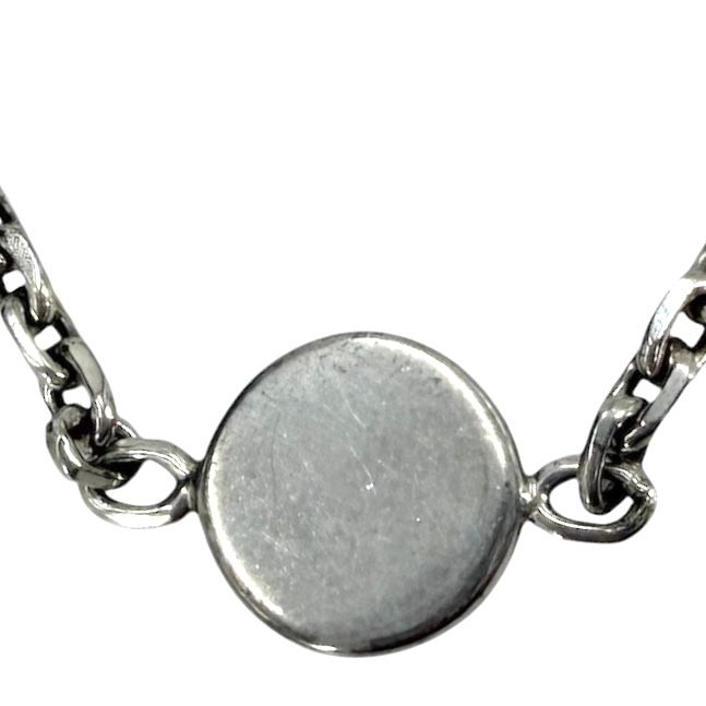 Hermes Necklace Mini Series Pendant Accessory 925 Sterling Silver Vintage — view 2