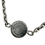 Hermes Necklace Mini Series Pendant Accessory 925 Sterling Silver Vintage