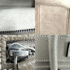 Celine 2-Way Luggage Nano Shoulder Bag Crossbody Leather Brown Silver Vintage — view 6