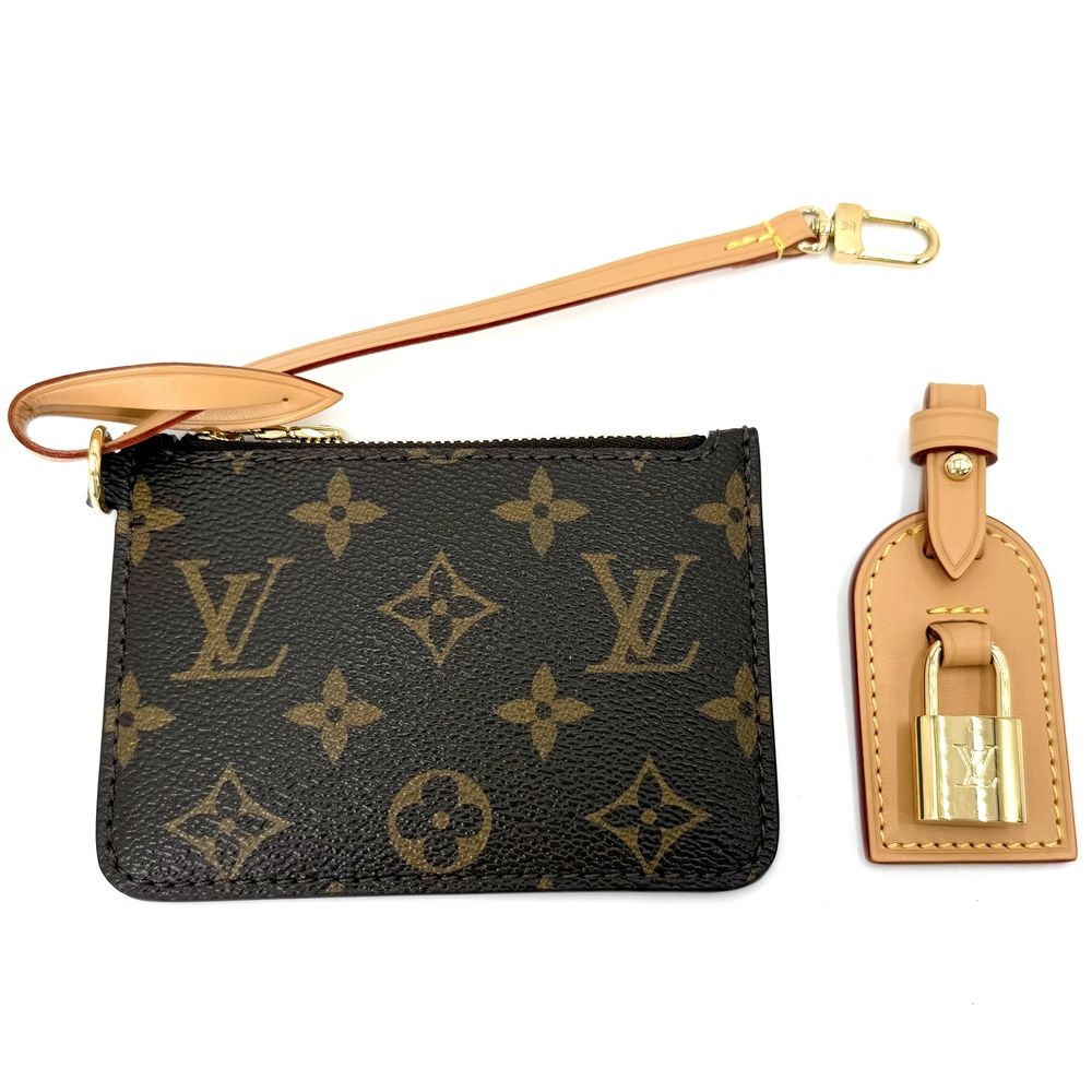 Louis Vuitton 2-Way Monogram All in BB Bucket Bag Crossbody Brown Gold Vintage — view 7