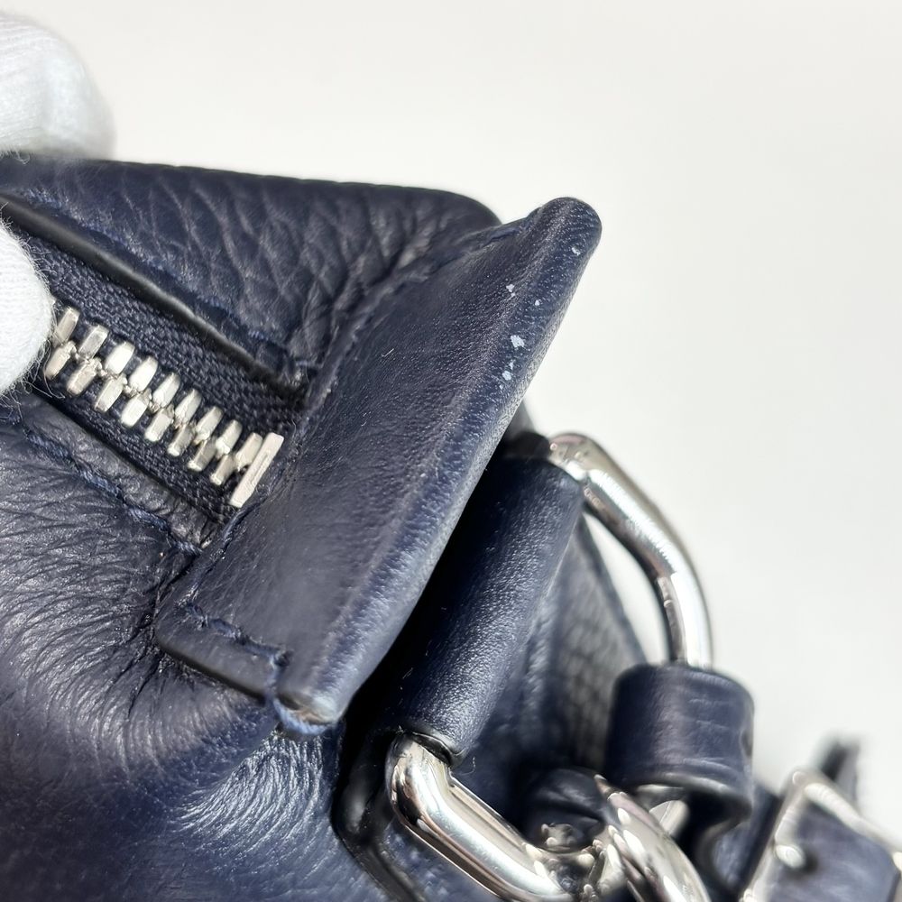 Louis Vuitton Shoulder Bag Eastside Duffle Bag Taurillon Leather Navy Silver — view 8