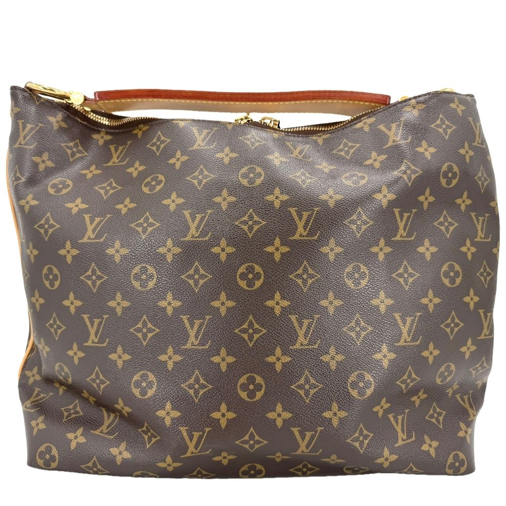 Louis Vuitton Handbag Sully MM Shoulder Monogram Canvas Brown Gold Vintage — view 2