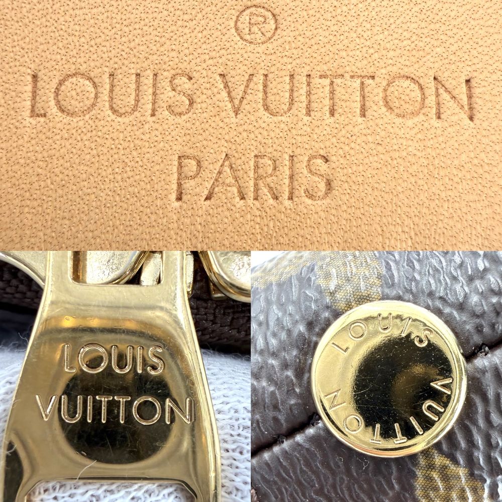 Louis Vuitton Handbag Sully MM Shoulder Monogram Canvas Brown Gold Vintage — view 5