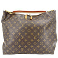 Louis Vuitton Handbag Sully MM Shoulder Monogram Canvas Brown Gold Vintage