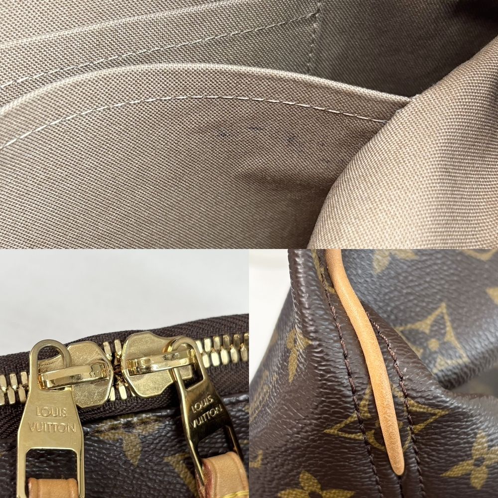 Louis Vuitton Handbag Sully MM Shoulder Monogram Canvas Brown Gold Vintage — view 8