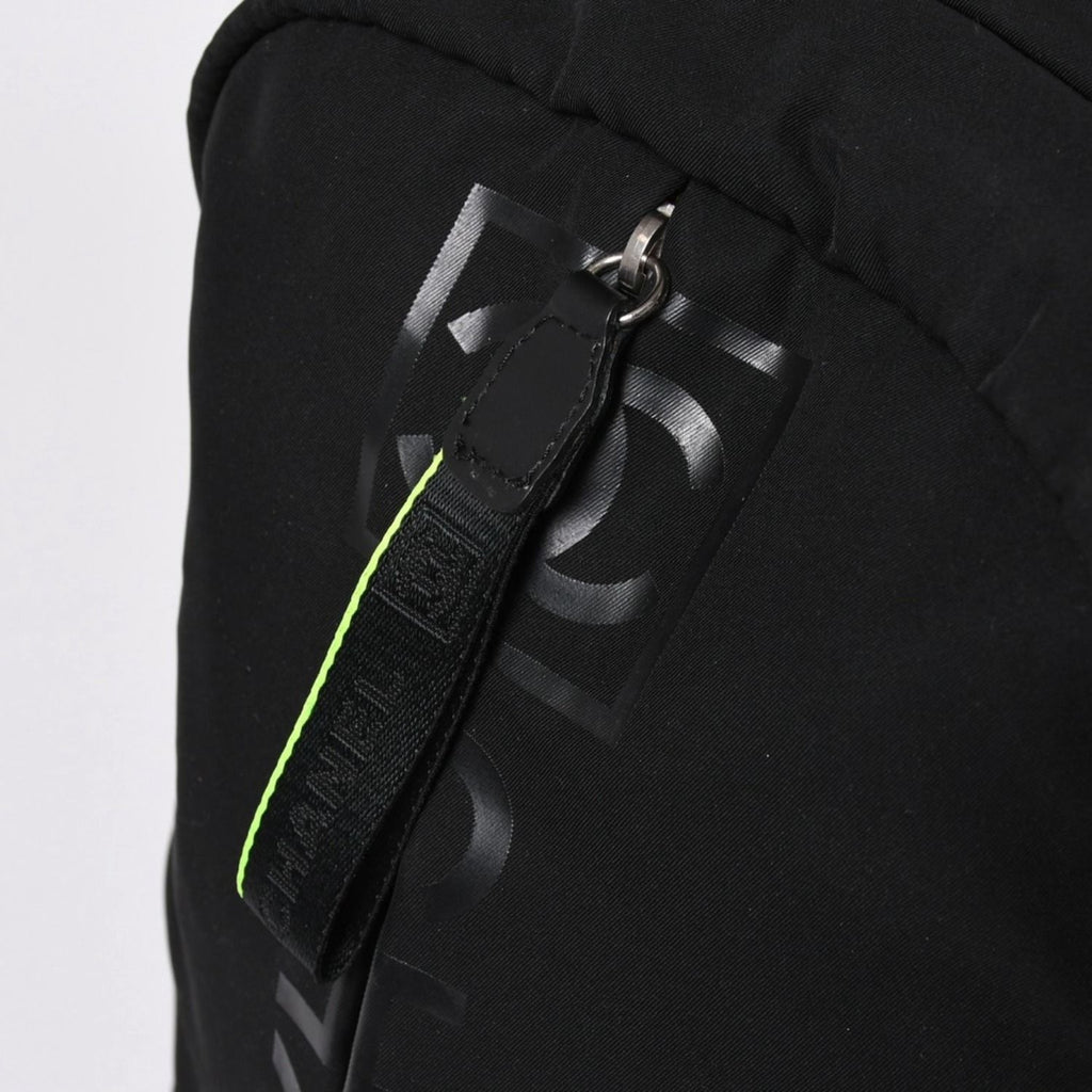 Chanel Sports Line Backpack Black Lime Green Nylon Leather — view 7