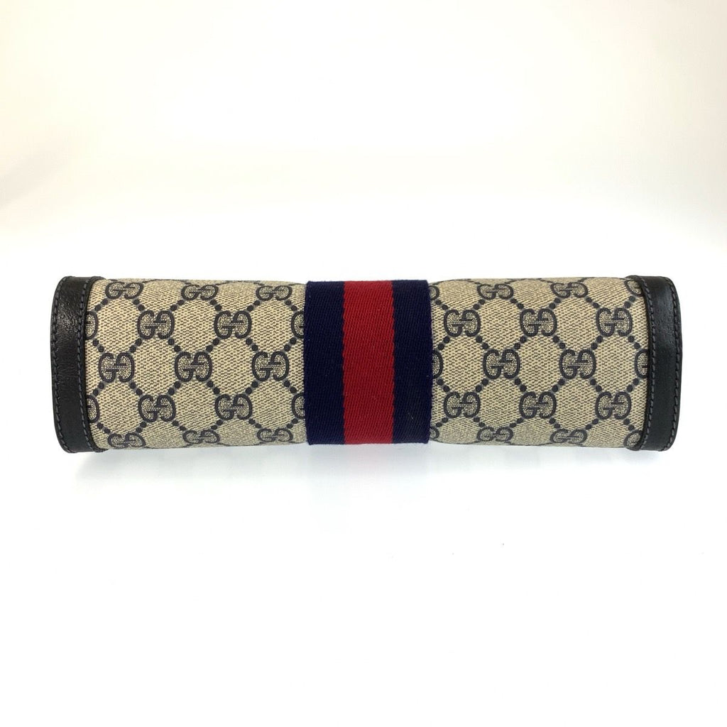 Gucci Vintage Sherry Line GG Supreme Canvas 41 014 25 Clutch — view 8