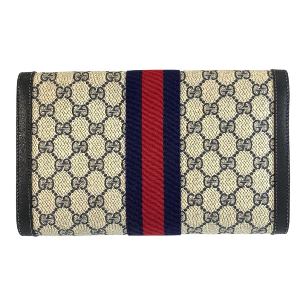 Gucci Vintage Sherry Line GG Supreme Canvas 41 014 25 Clutch — view 2