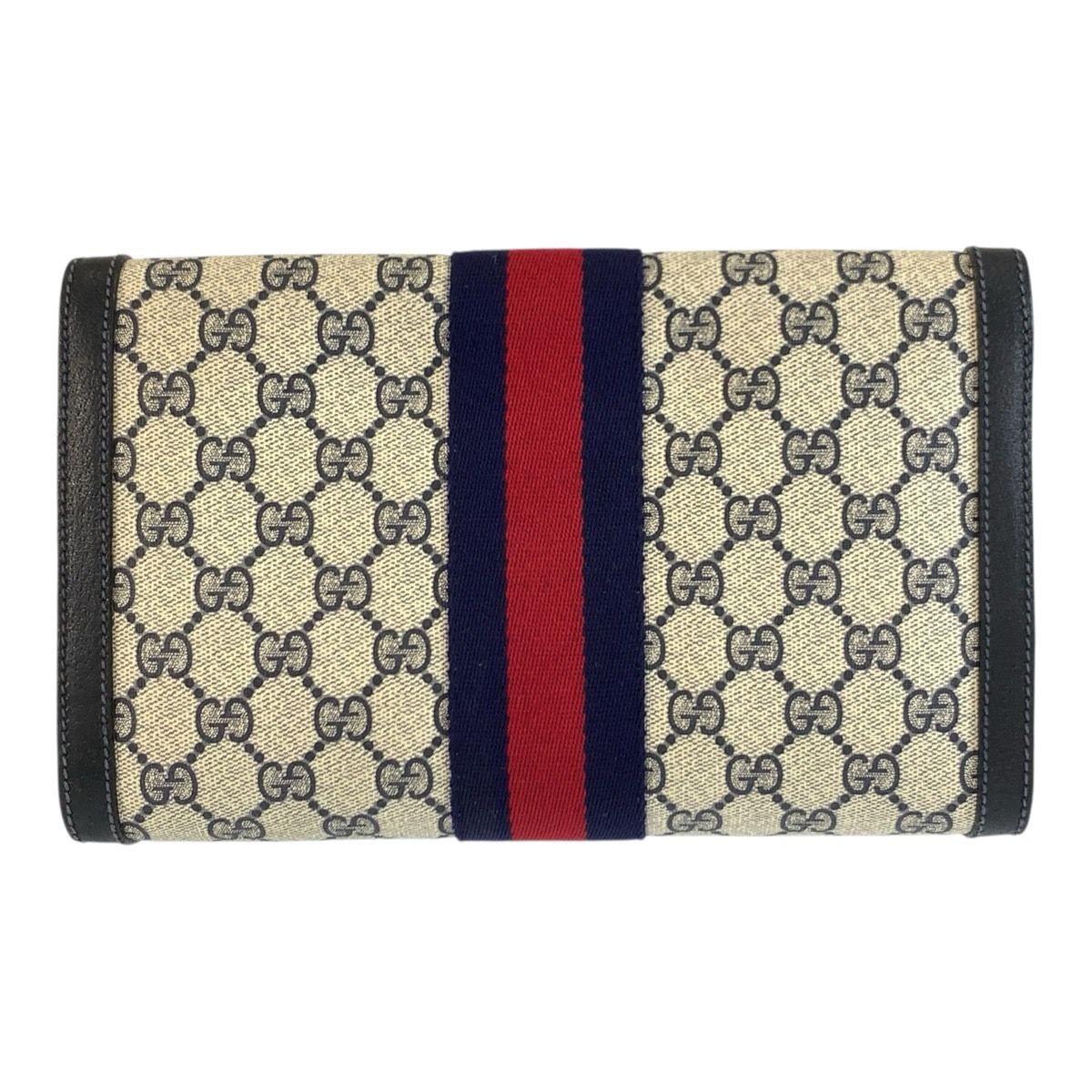 Gucci Vintage Sherry Line GG Supreme Canvas 41 014 25 Clutch — view 2