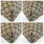Gucci Vintage Sherry Line Beige GG Supreme Canvas Tote Shoulder Bag — view 4