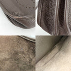 Hermes Shoulder Bag Evelyne PM 3 Bag Crossbody Leather Brown Silver — view 6