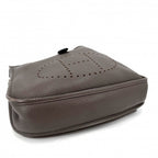Hermes Shoulder Bag Evelyne PM 3 Bag Crossbody Leather Brown Silver — view 4