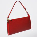 Louis Vuitton Pochette Accessoires Epi Leather Castilian Red Gold — view 3