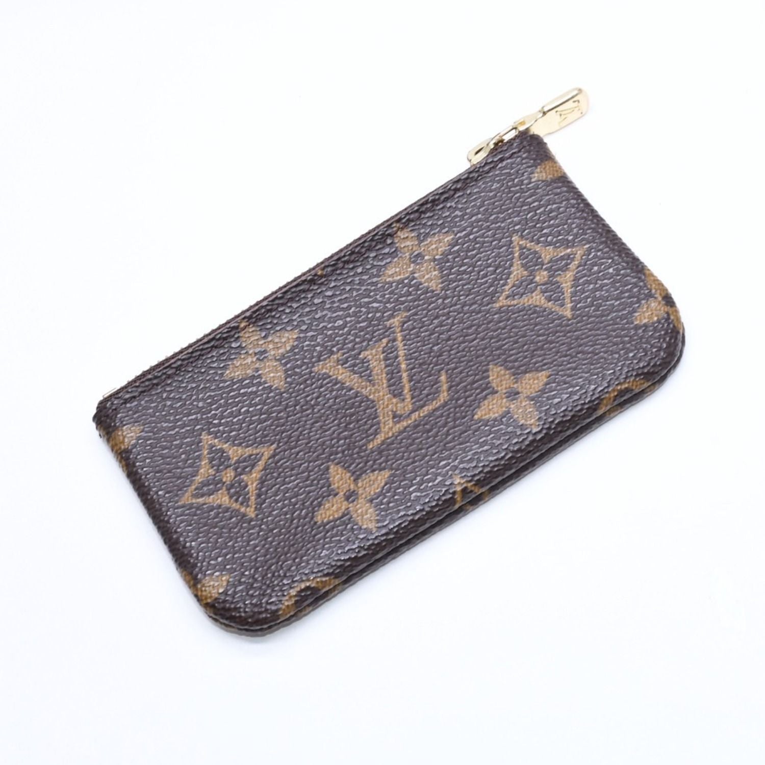 Louis Vuitton Pochette Cles Coin Purse Monogram Brown — view 4