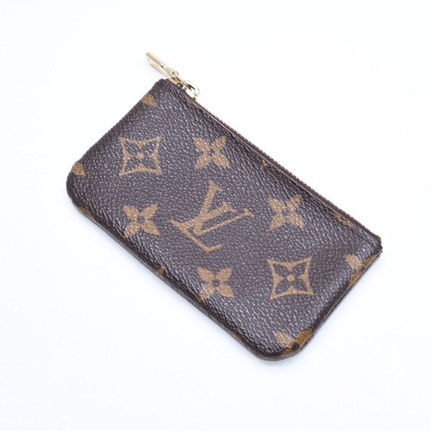 Louis Vuitton Pochette Cles Coin Purse Monogram Brown — view 3